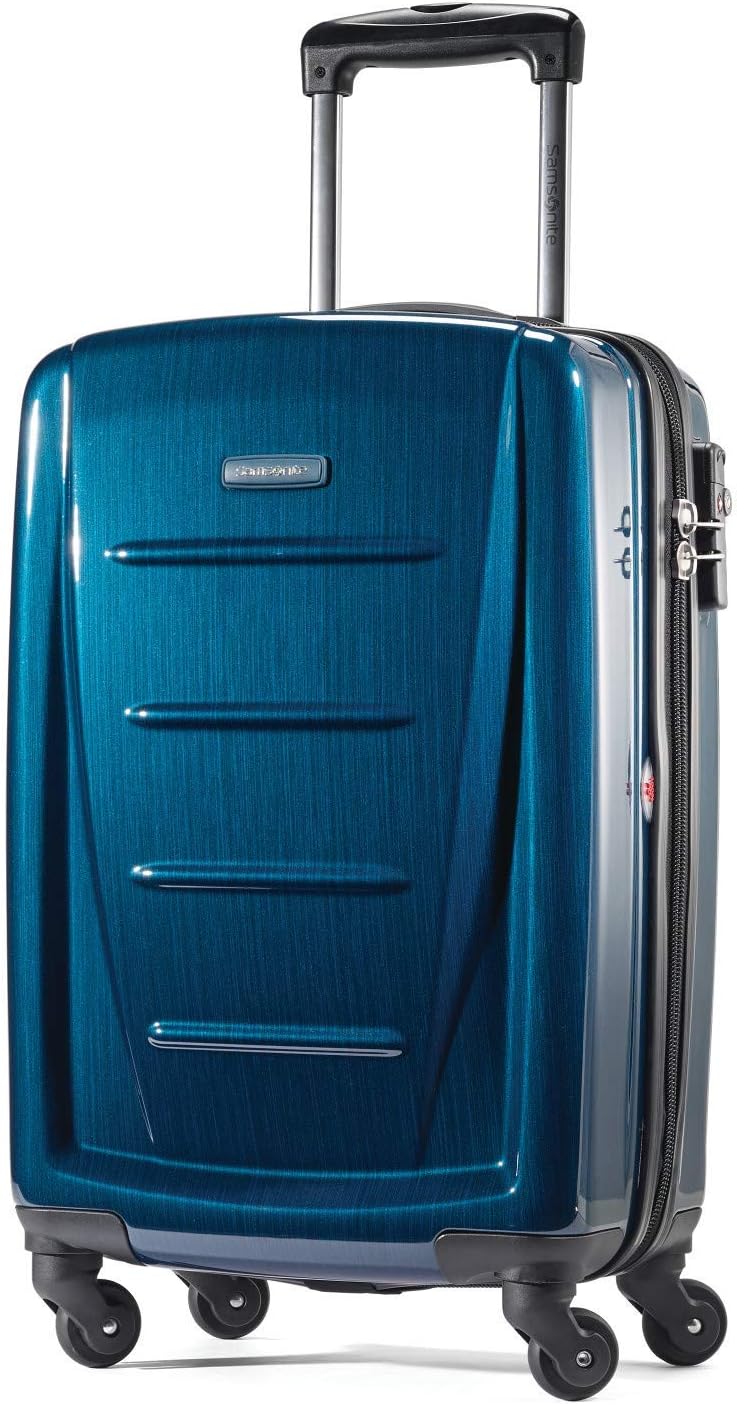 Samsonite Winfield 2 Hardside Expandable Luggage with Spinner Wheels, Deep Blue, Carry-On 20-Inch